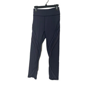 Lululemon Never Still Crop 21" Cadet Blue Sz 4